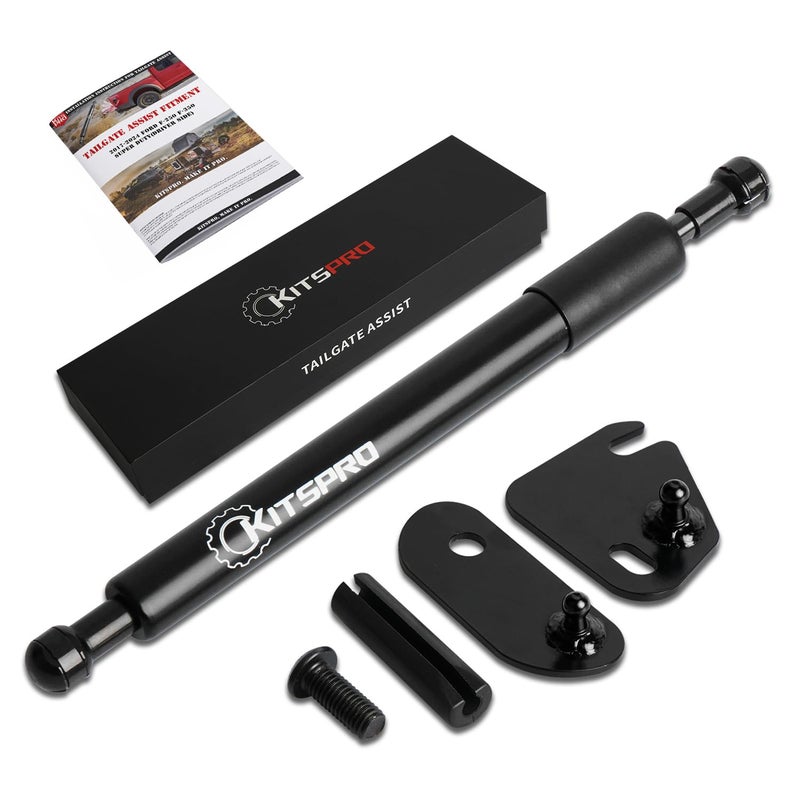 KitsPro مساعدة الباب الخلفي للشاحنة من KitsPro لسيارة Ford F-250 F-350 Super Duty 2017-2024 ملحقات الشاحنة دعامة تخميد الباب الخلفي، حزمة من 1 - Image 1